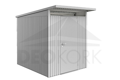 Domek ogrodowy BIOHORT Avantgarde A2 180 × 220 cm (srebrny metalik)
