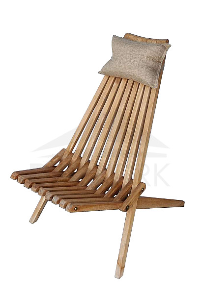 Krzesło relaksacyjne ogrodowe NIXON (teak)