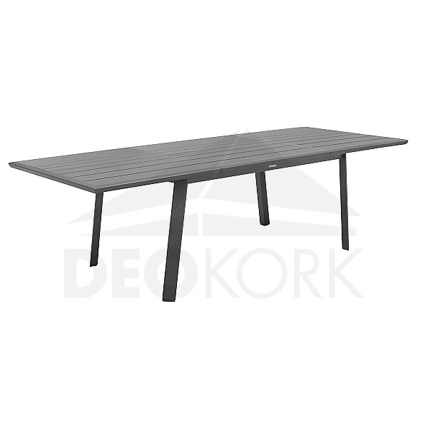 Stół aluminiowy NOVARA 170/264 cm (antracyt)