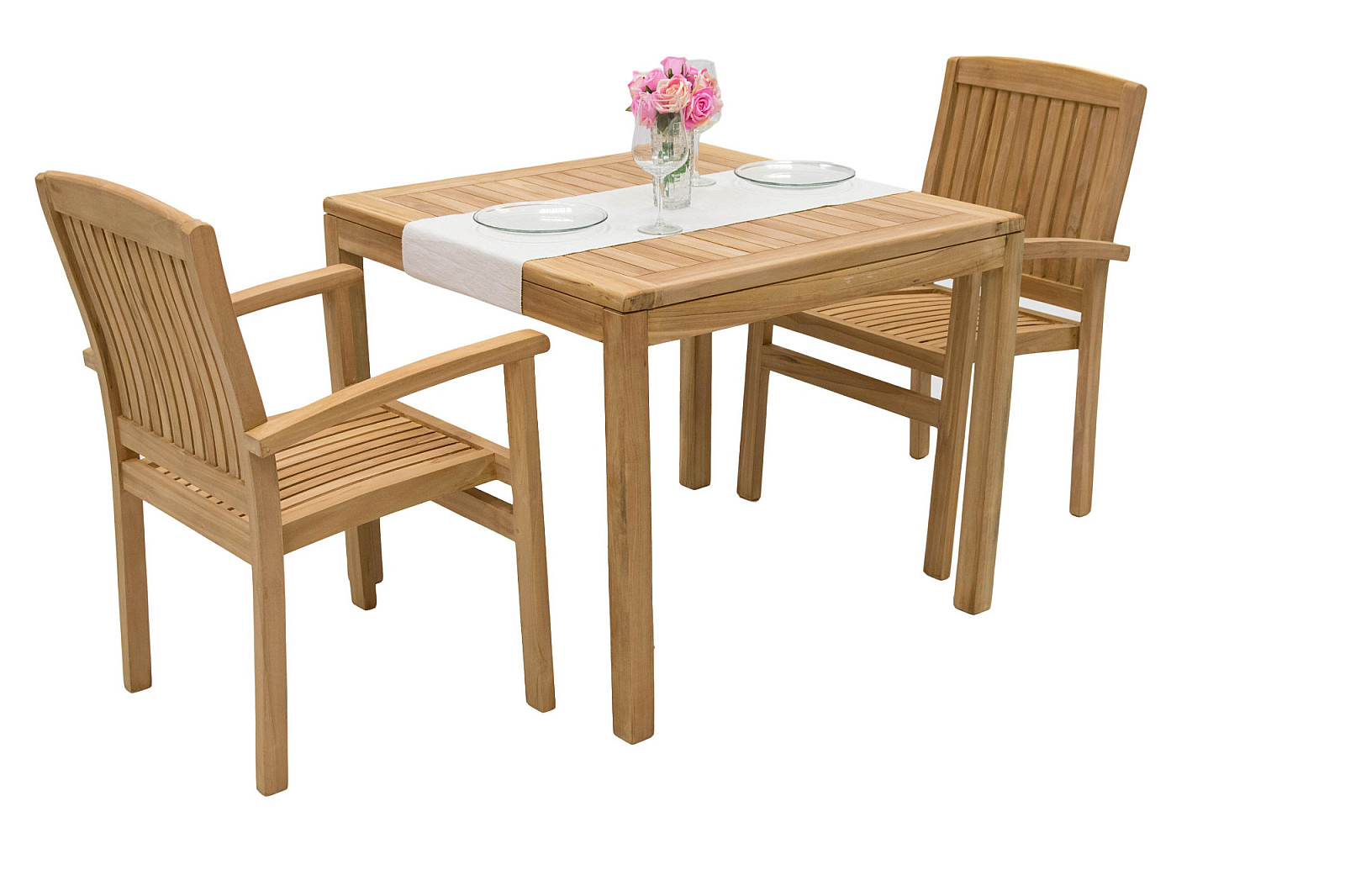 Zestaw ogrodowy teak HARMONY QUATRO 1+2