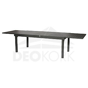 Stół aluminiowy VALENCIA 200/320 cm (antracyt)