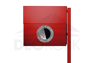 Skrzynka na listy RADIUS DESIGN (LETTERMANN XXL STAND red 567R) czerwona